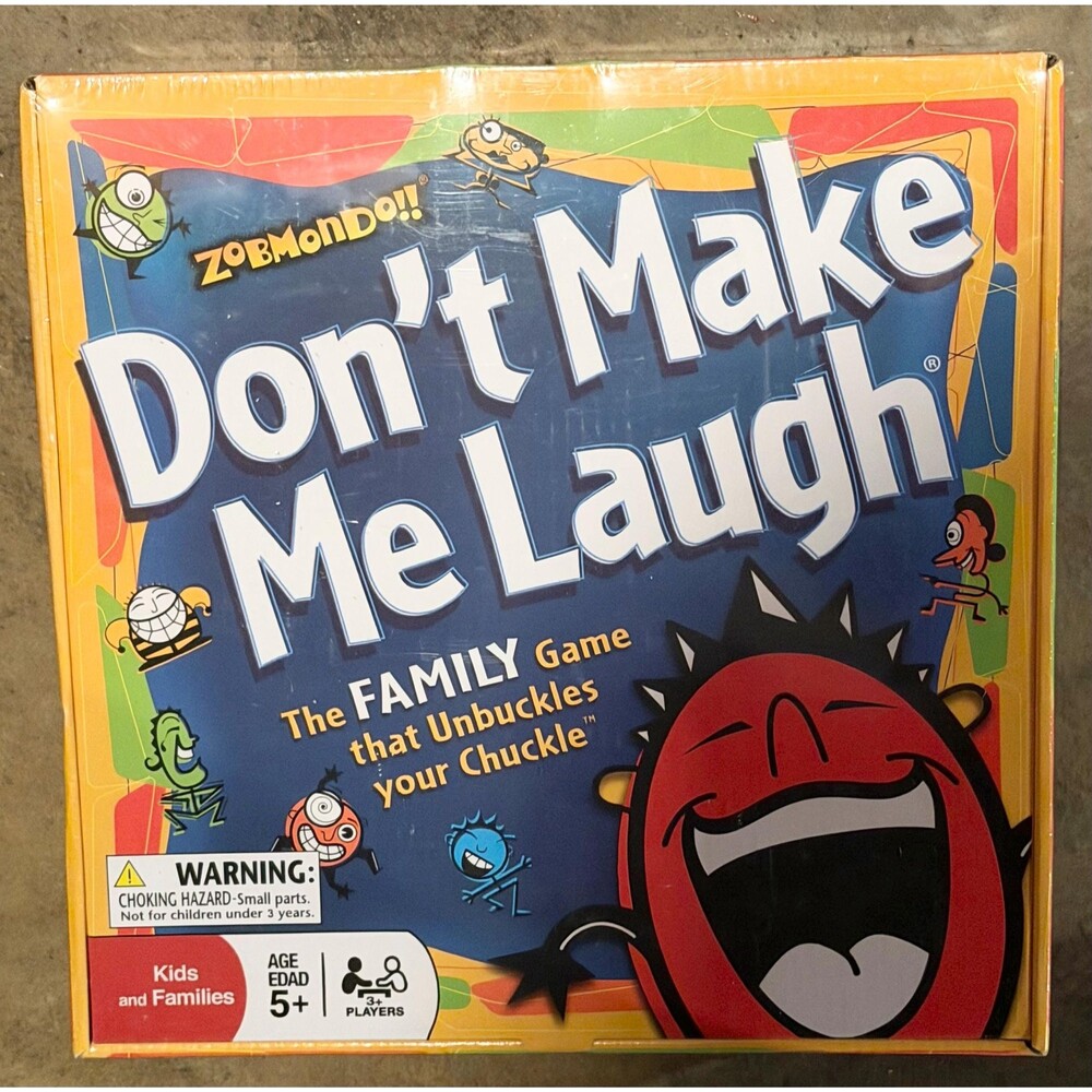 Don’t Make Me Laugh Family Board Game Zobmondo Improv Party Game
